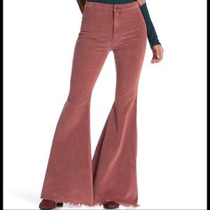 Free people just float on flare corduroys